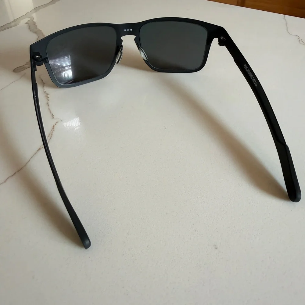 Oakley Holbrook™ Metal Matte Black Frame with Red Iridium Lenses